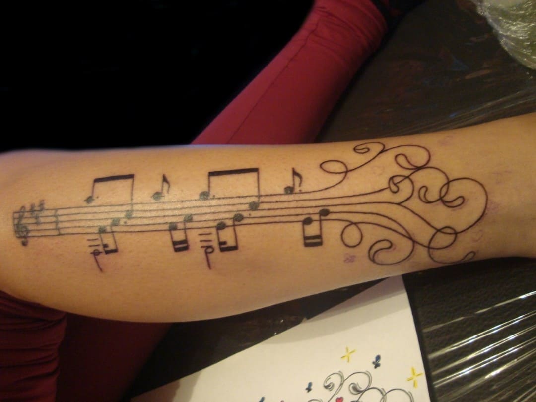 Музыкальные татуировки