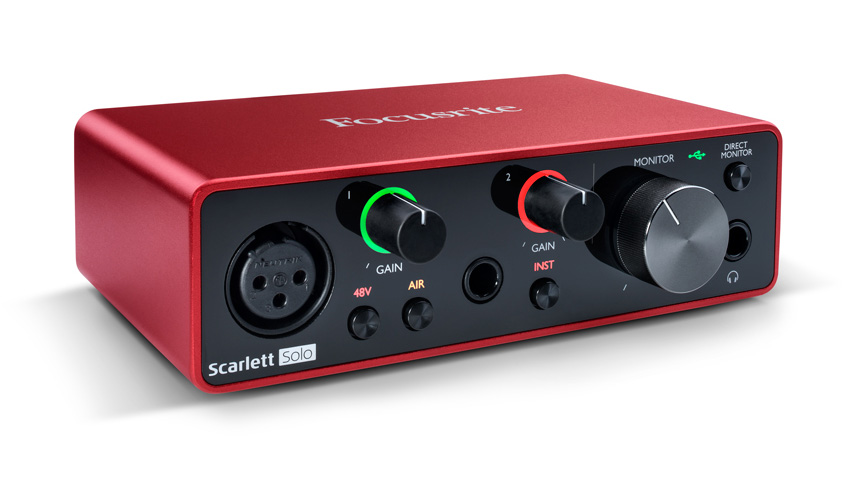 Аудиоинтерфейс Focusrite Scarlett Solo 3-го поколения